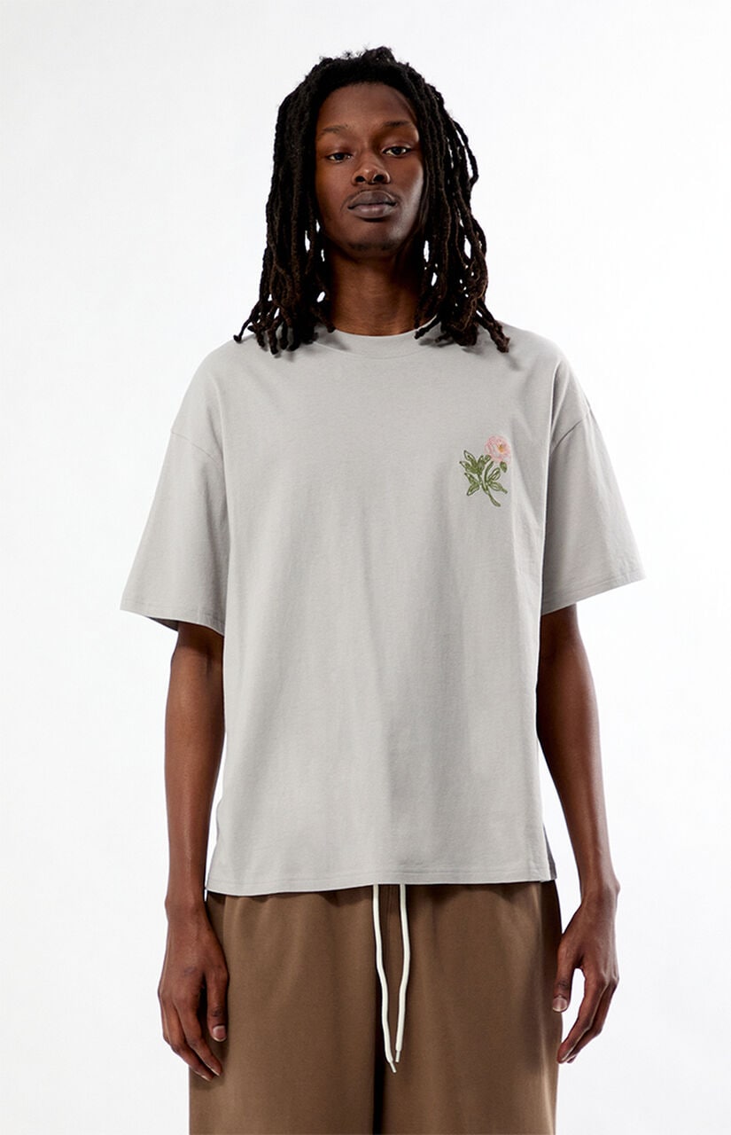 Rose Embroidered T-Shirt
