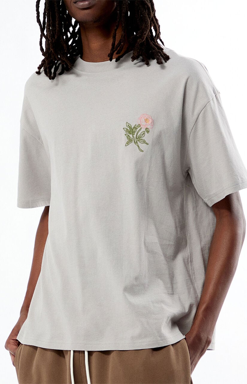 Rose Embroidered T-Shirt