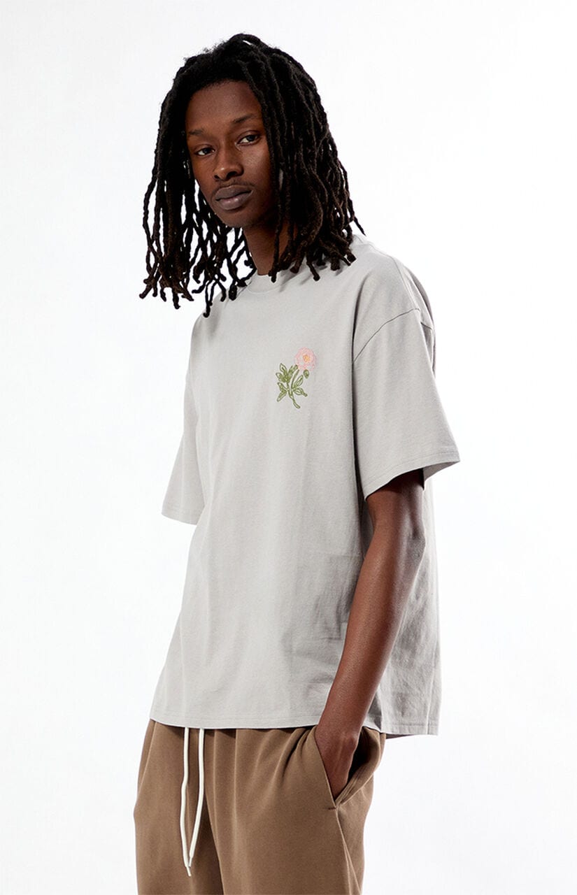 Rose Embroidered T-Shirt