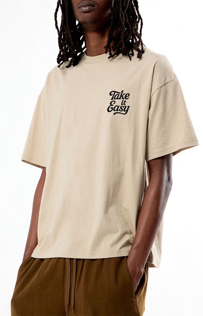 Take It Easy Embroidered T-Shirt