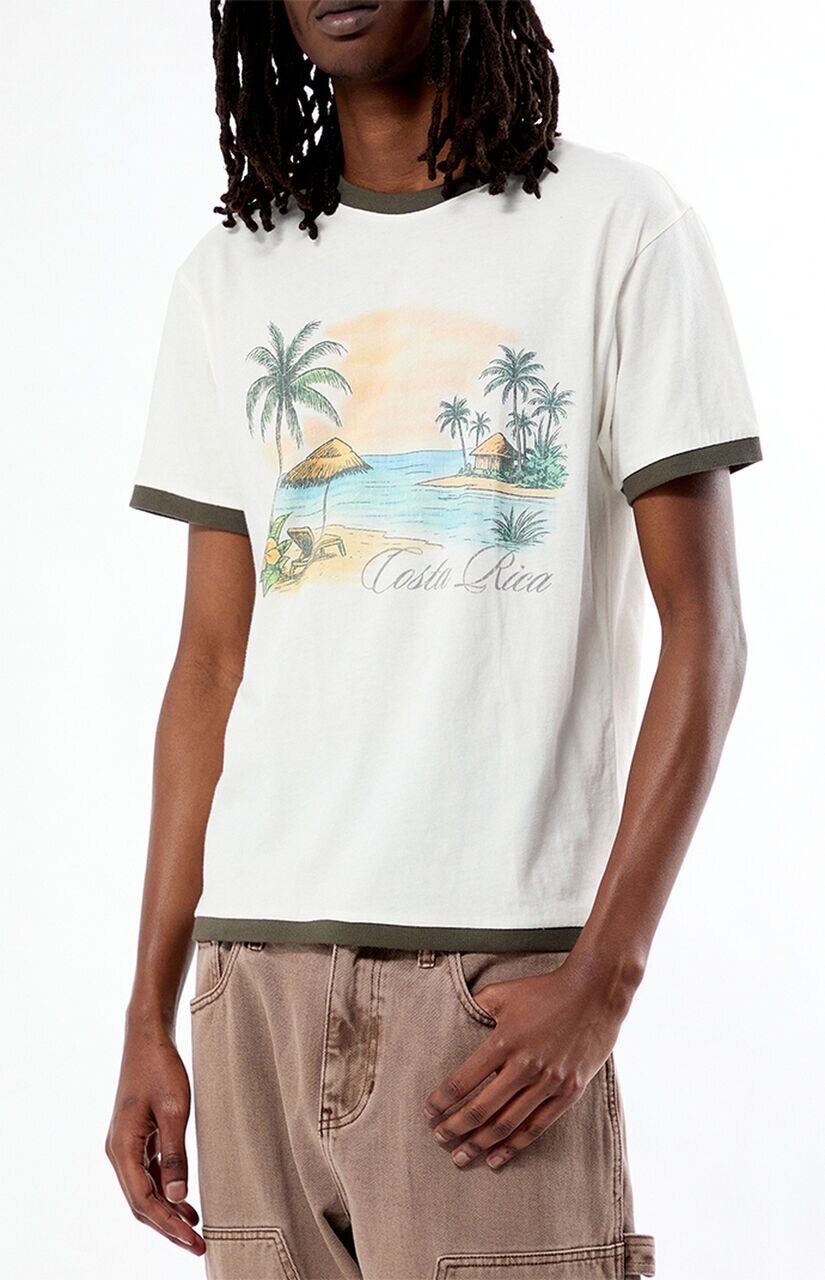 Costa Rica Ringer T-Shirt