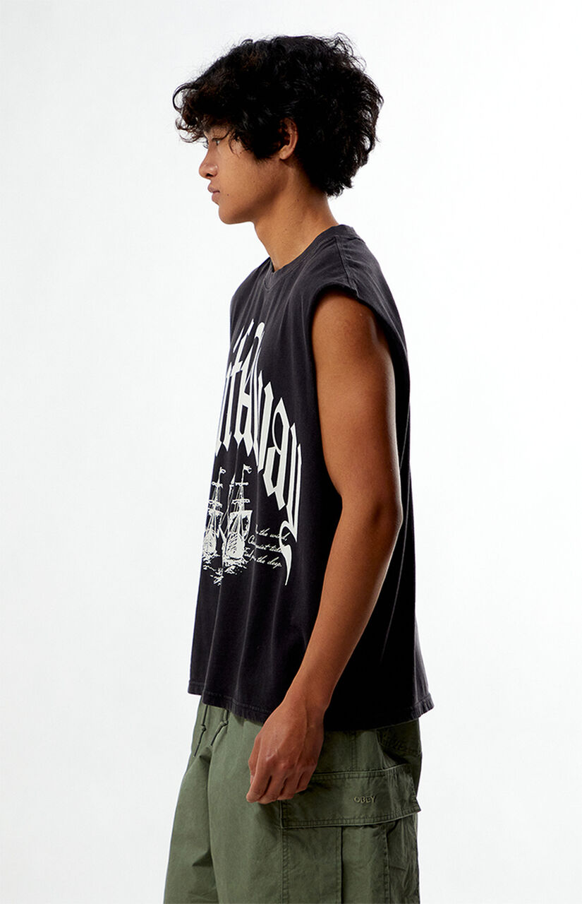 Drift Away Cutoff Muscle T-Shirt
