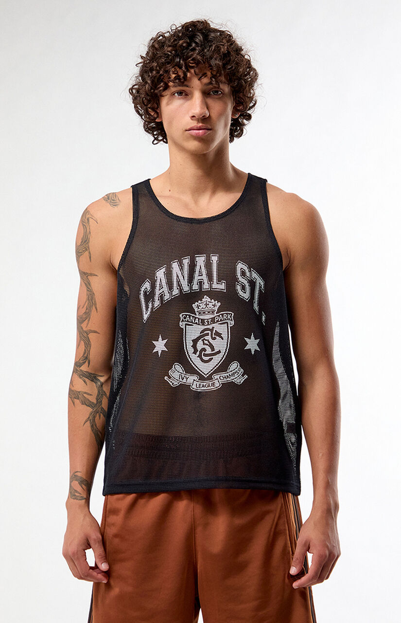 Canal St. Mesh Basketball Jersey Tank Top