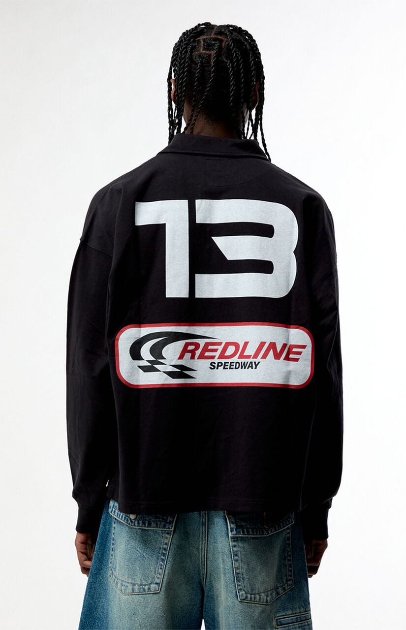 Elusive Pit Crew Long Sleeve Rugby Shirt