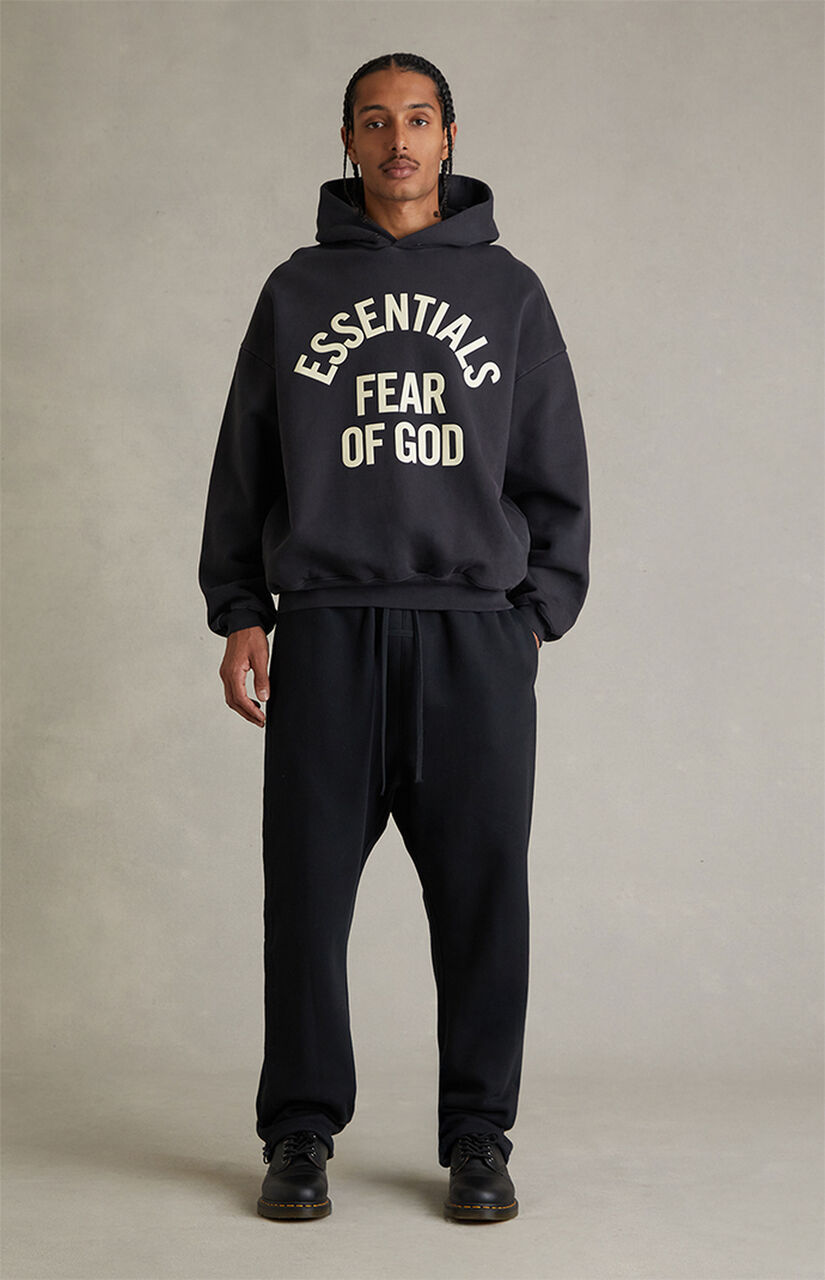Vintage Black Active Trace Relaxed Sweatpants