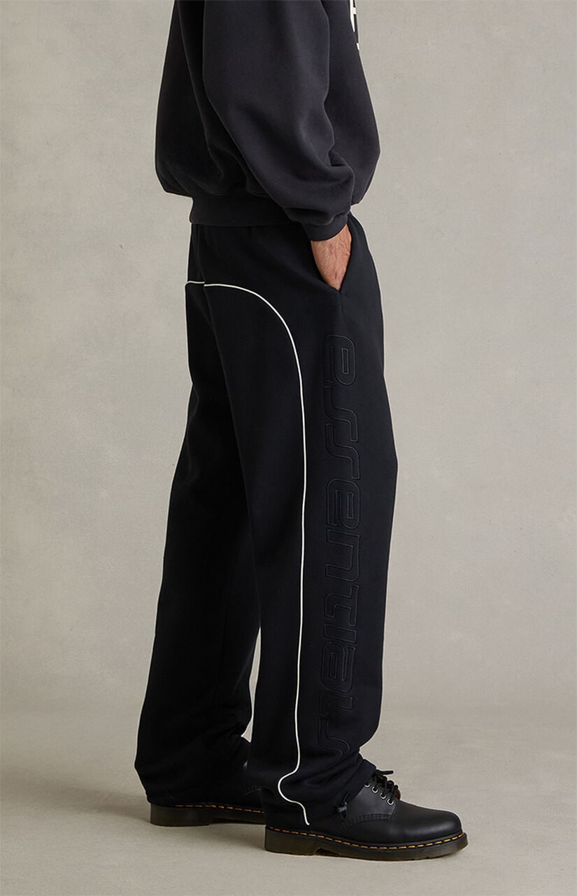 Vintage Black Active Trace Relaxed Sweatpants