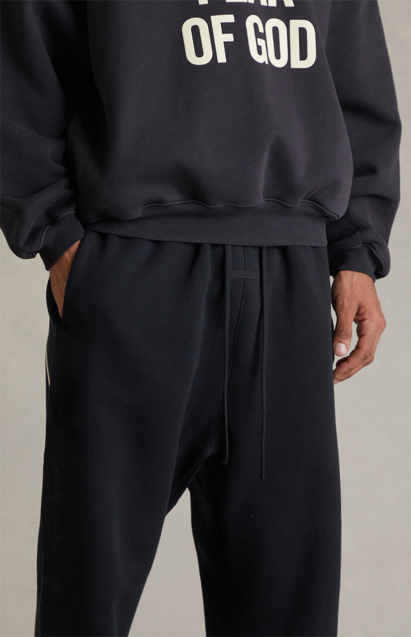 Vintage Black Active Trace Relaxed Sweatpants