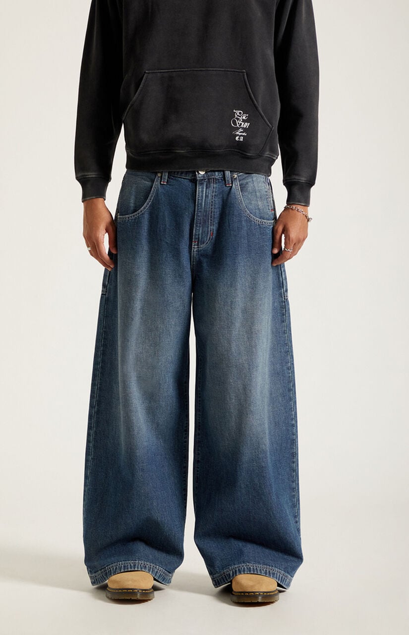 Ryder Ultra Baggy Jeans Dark Blue