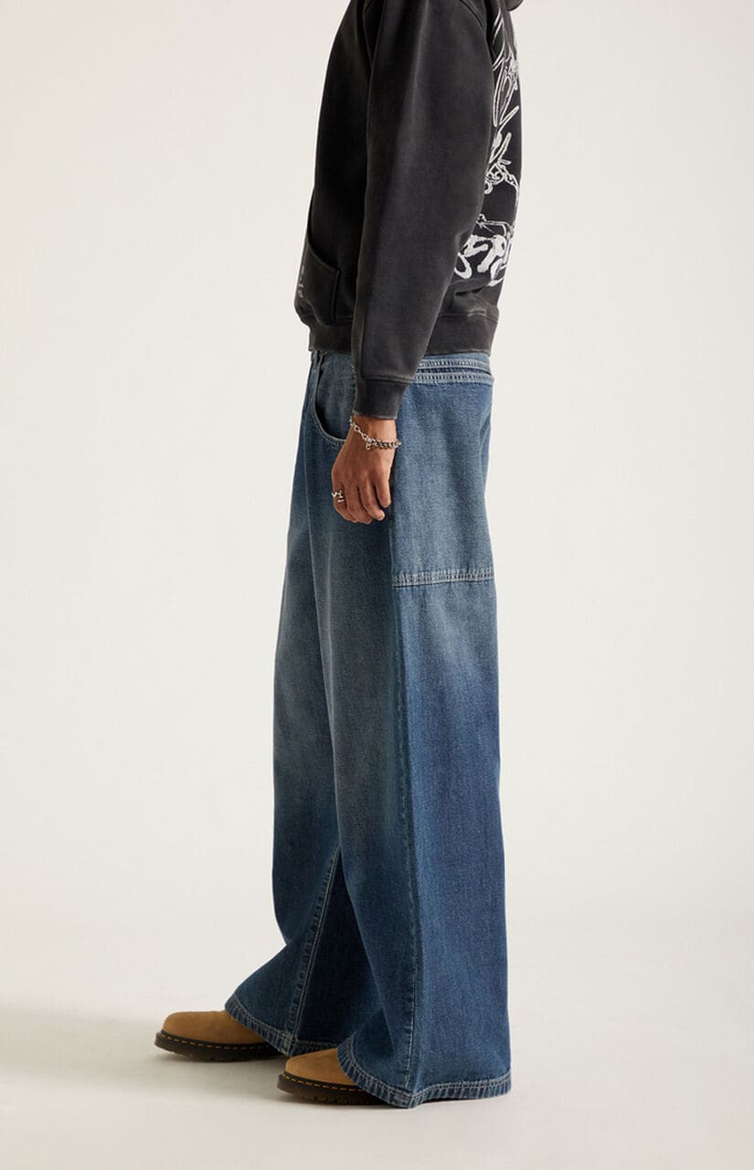Ryder Ultra Baggy Jeans Dark Blue