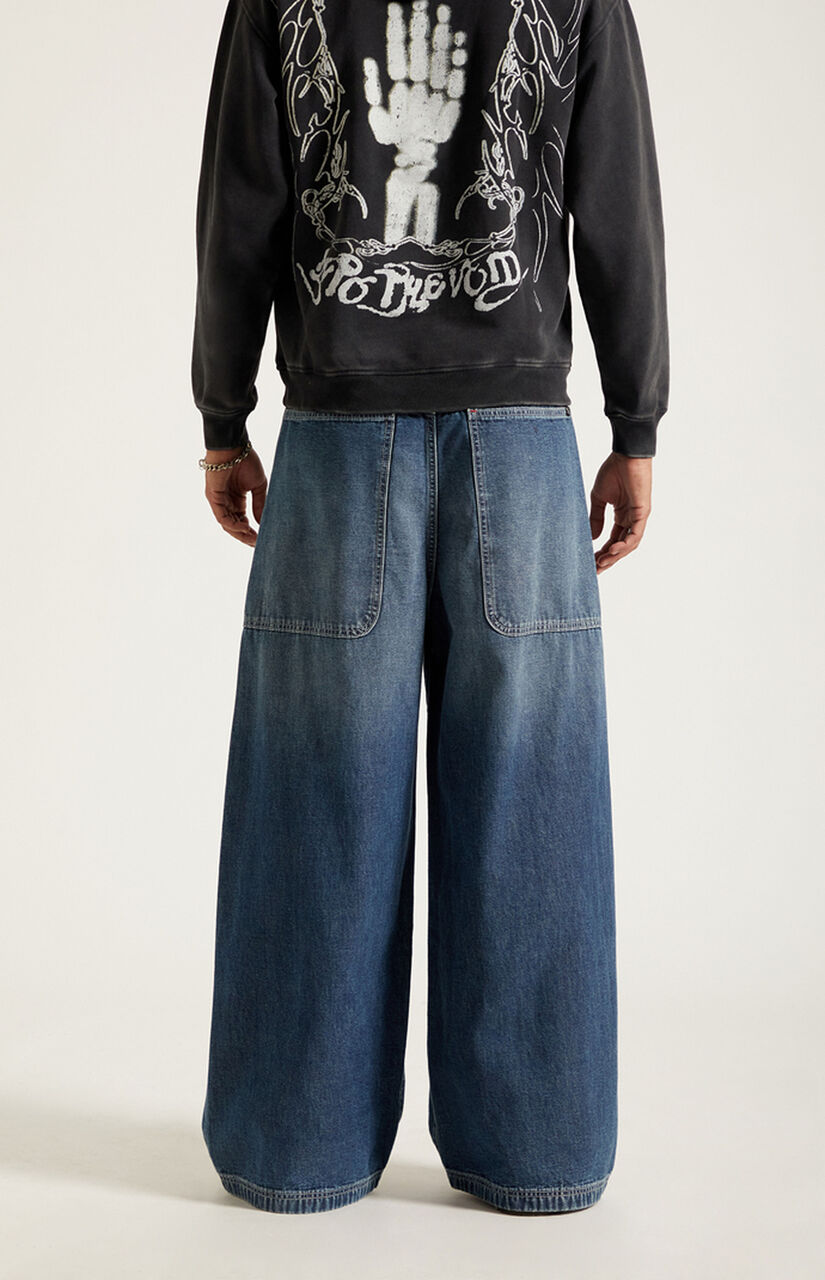 Ryder Ultra Baggy Jeans Dark Blue