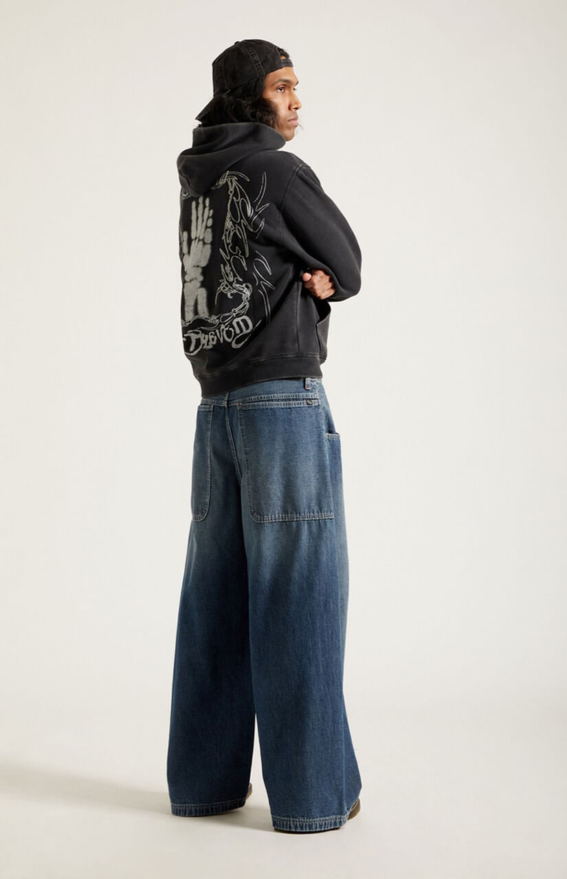 Ryder Ultra Baggy Jeans Dark Blue