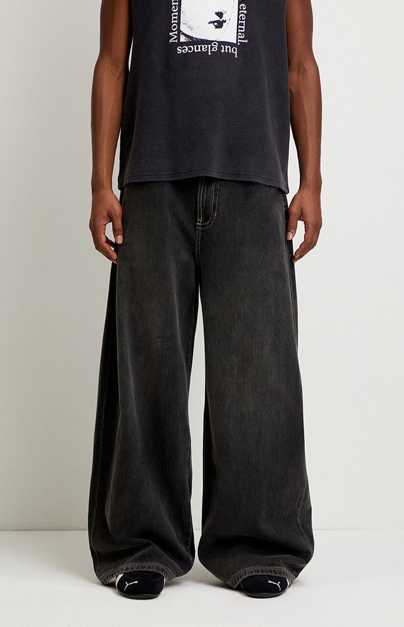 Ryder Ultra Baggy Jeans Vintage Wash Black
