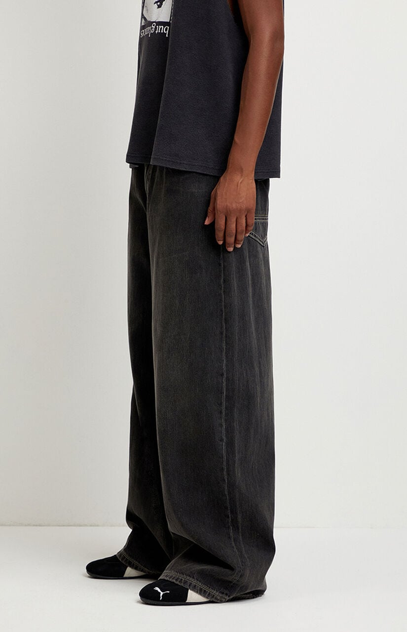 Ryder Ultra Baggy Jeans Vintage Wash Black