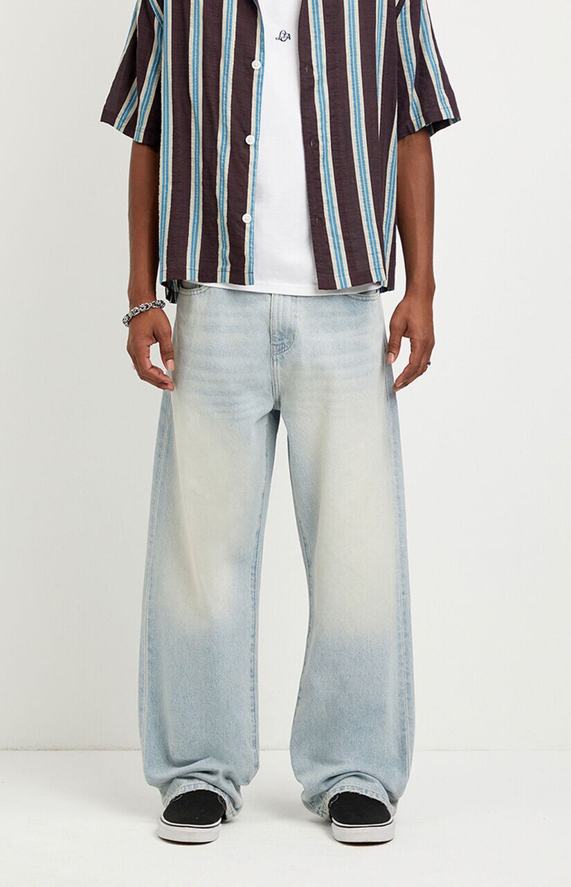 Dylan Baggy Jeans Light Wash Tinted