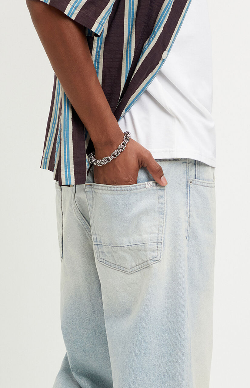Dylan Baggy Jeans Light Wash Tinted