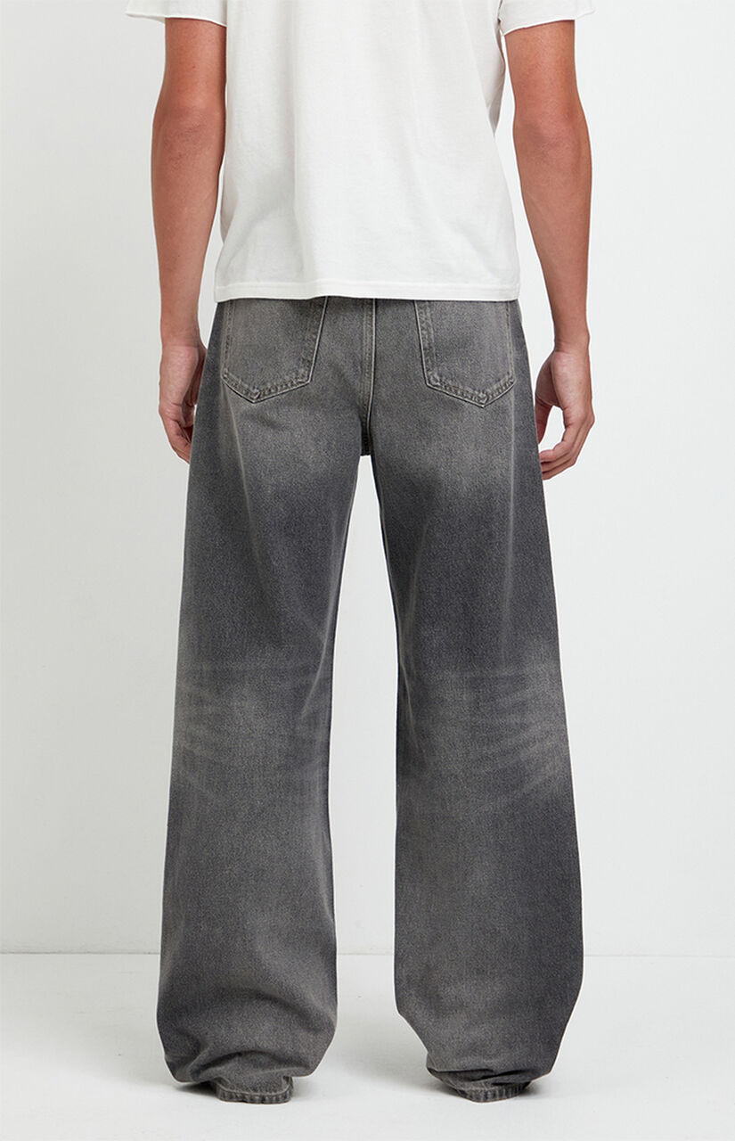 Blake Extreme Baggy Jeans Drawstring Gray