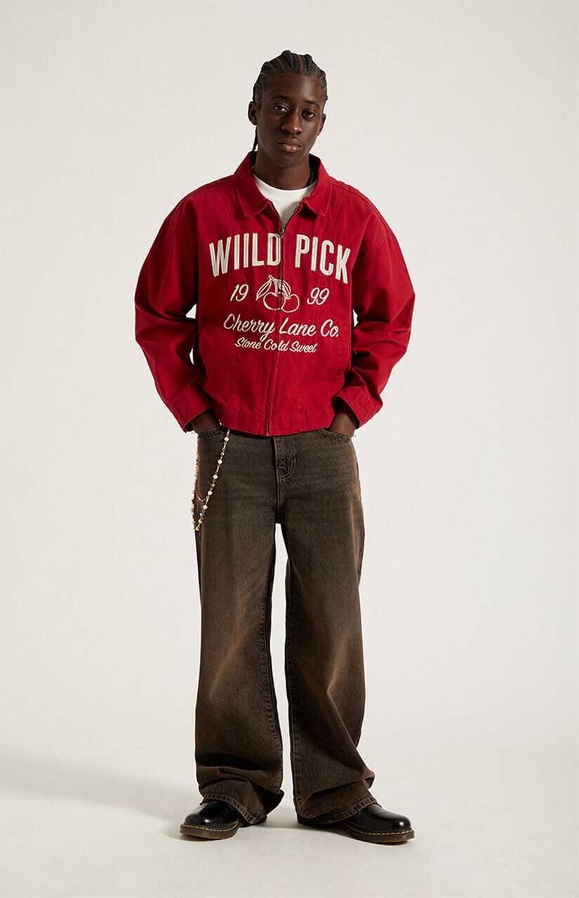 Blake Extreme Baggy Jeans Overdyed Brown