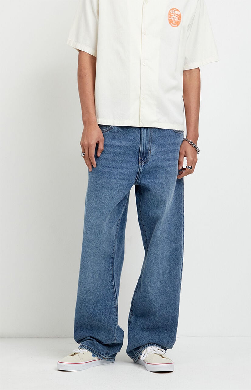 Dylan Baggy Jeans Medium Blue