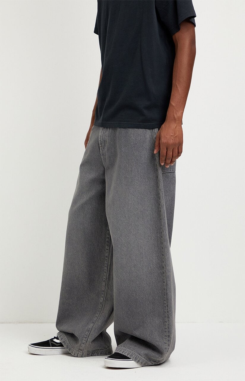 Ryder Ultra Baggy Jeans Flames Gray