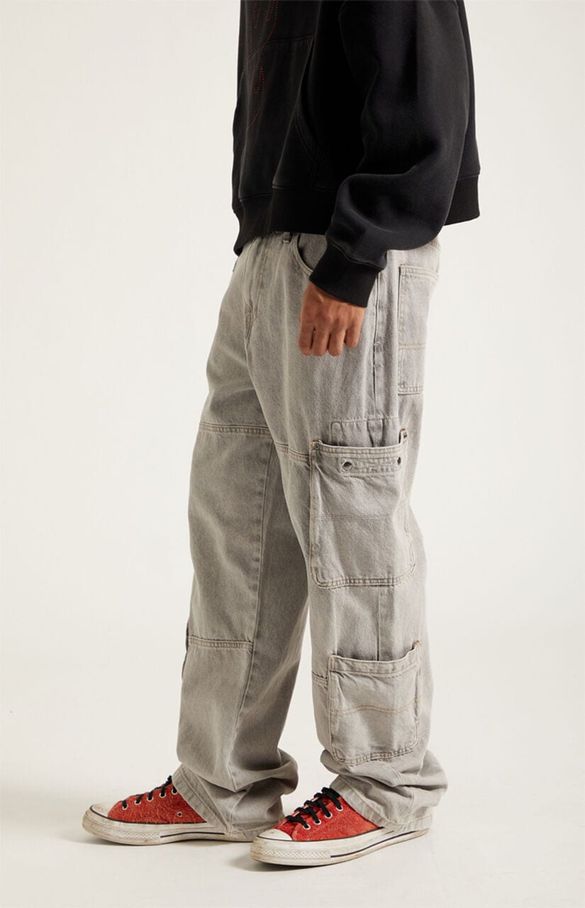 Dylan Baggy Jeans Cargo Gray