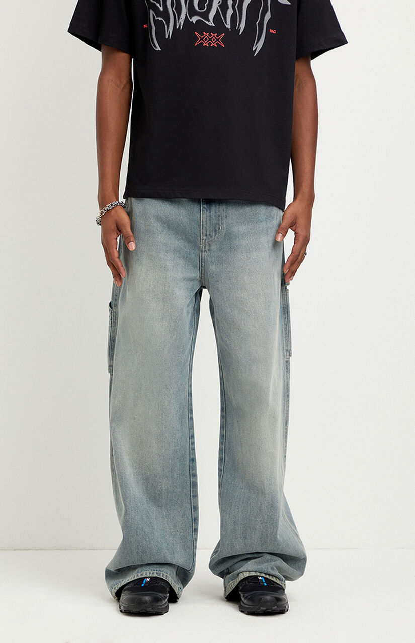 Blake Extreme Baggy Jeans Carpenter Medium Blue Tint