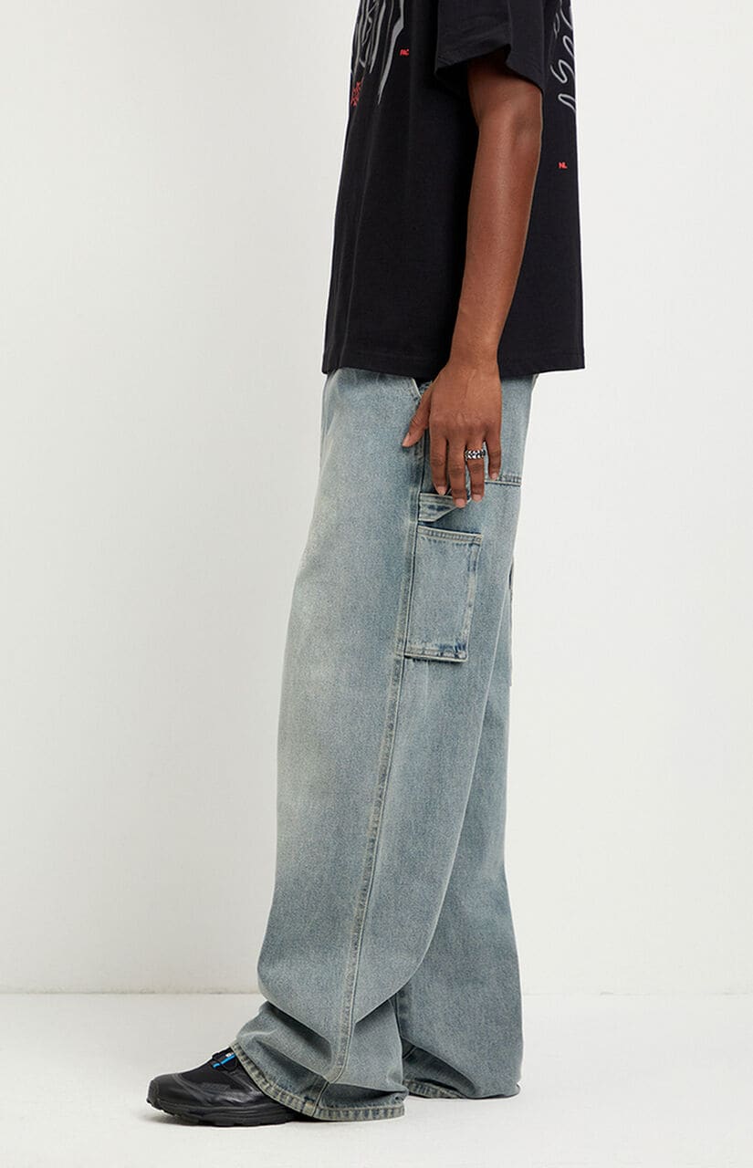 Blake Extreme Baggy Jeans Carpenter Medium Blue Tint
