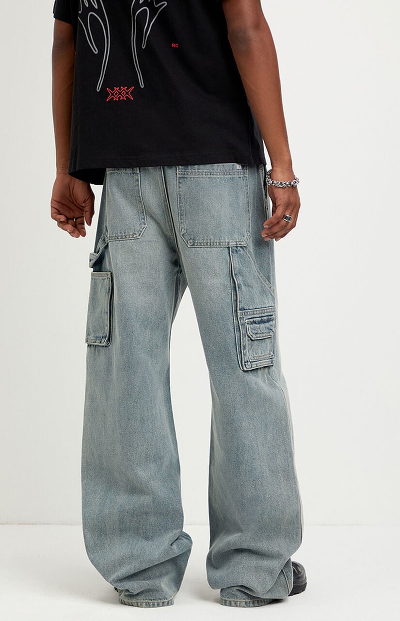 Blake Extreme Baggy Jeans Carpenter Medium Blue Tint