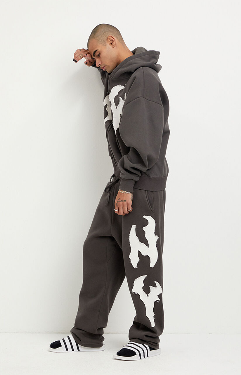 NY Raw Applique Baggy Sweatpants