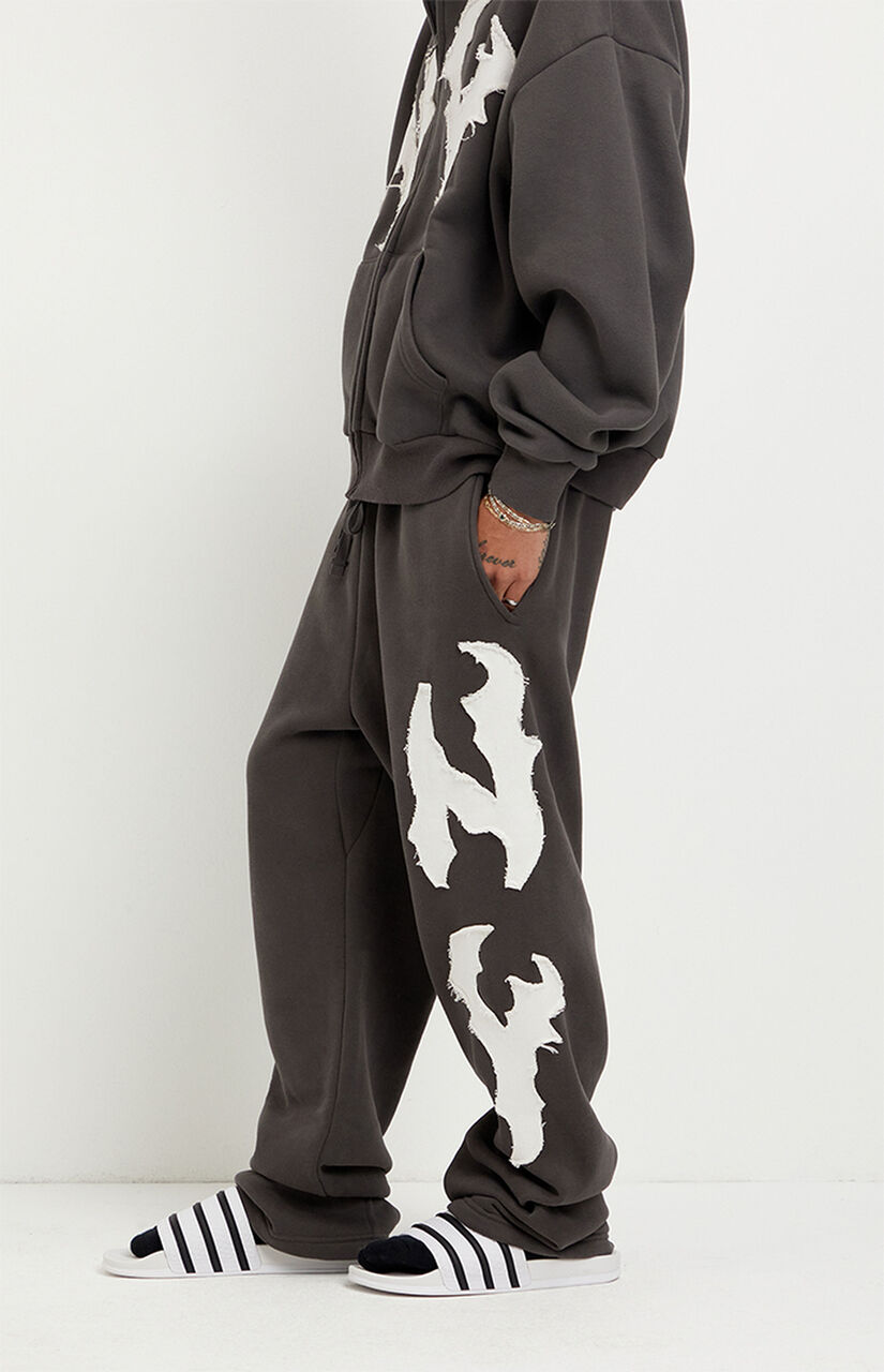 NY Raw Applique Baggy Sweatpants