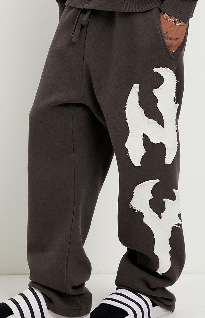 NY Raw Applique Baggy Sweatpants