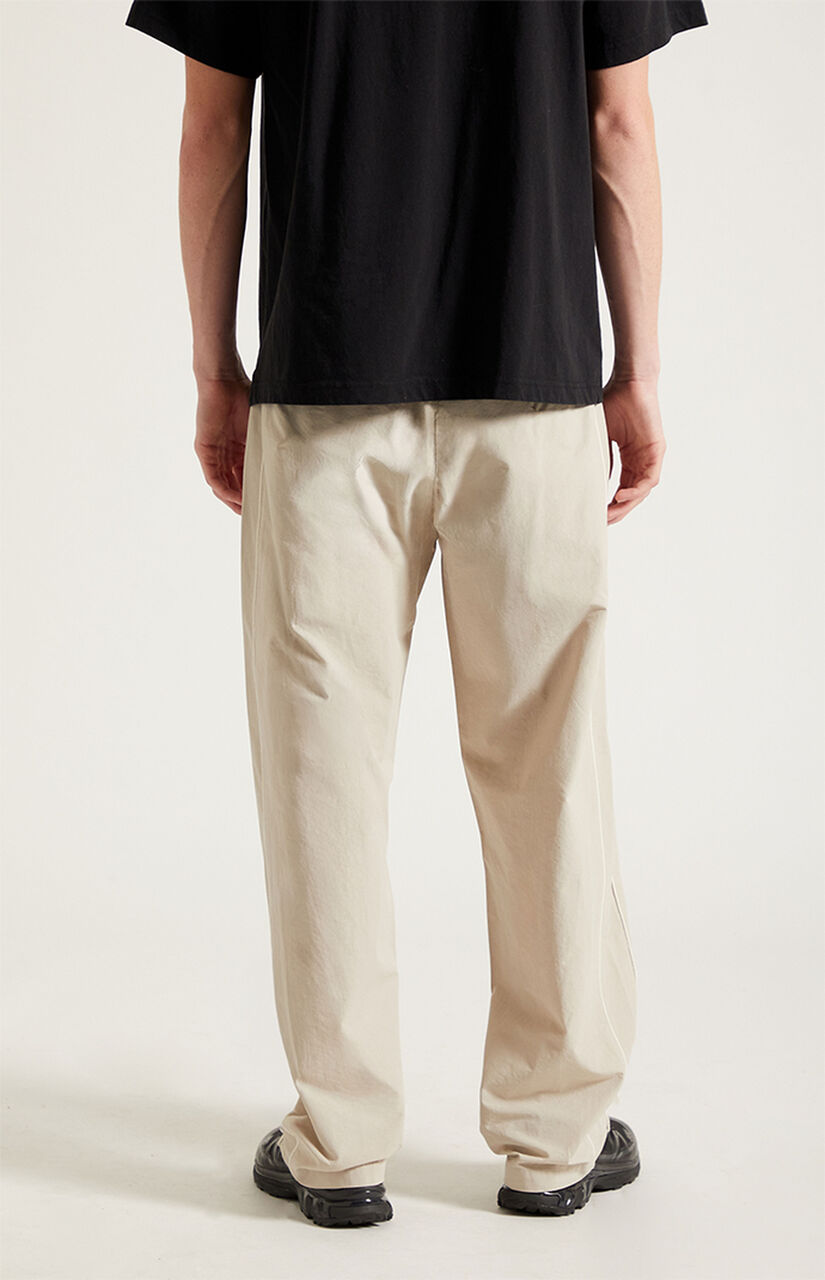 Gray Baggy Track Pants
