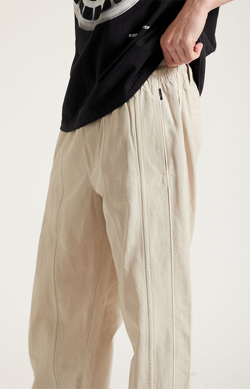 Gray Baggy Track Pants