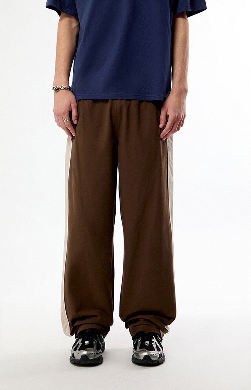 Brown Brodie Baggy Track Pants