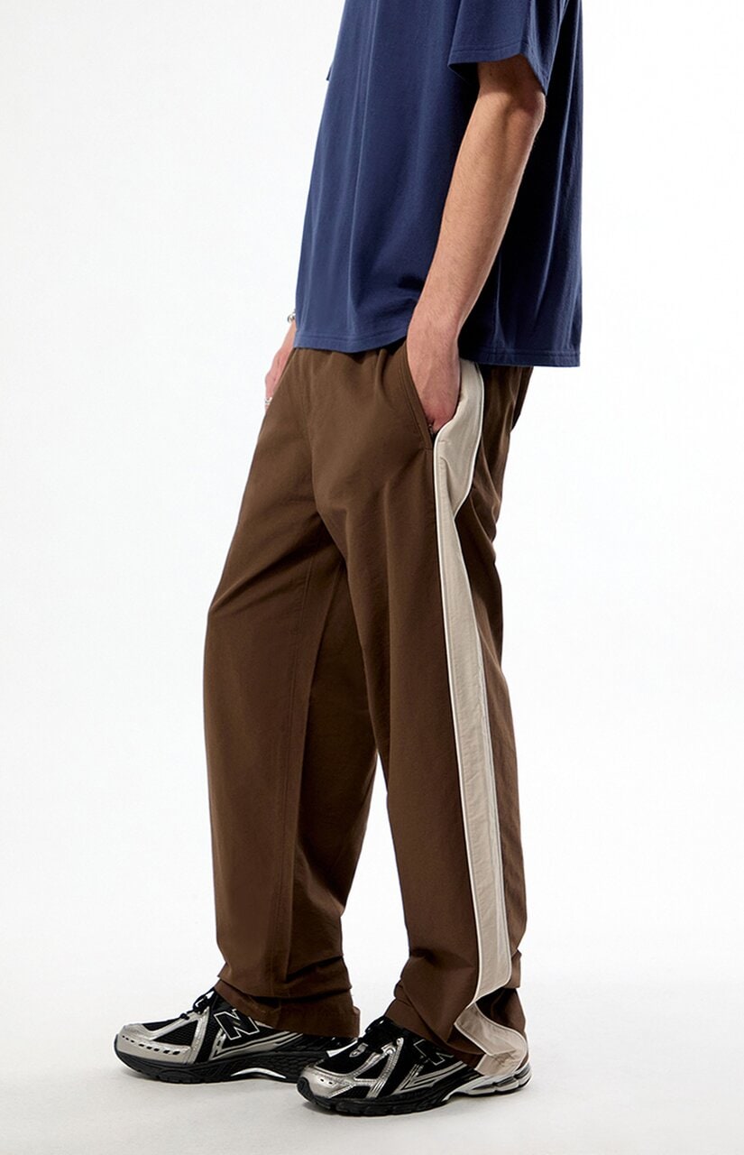 Brown Brodie Baggy Track Pants