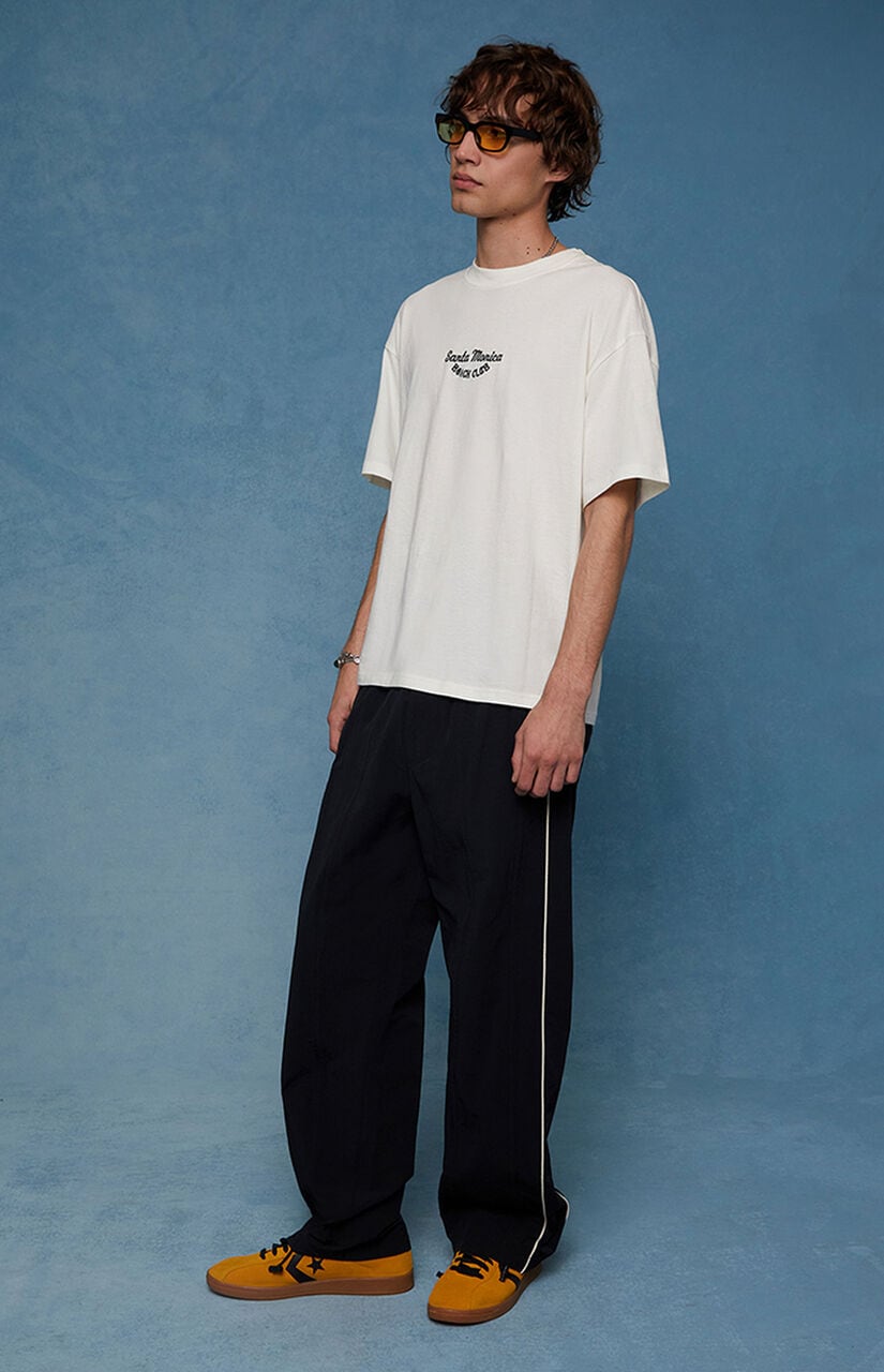 Black Bolton Baggy Track Pants