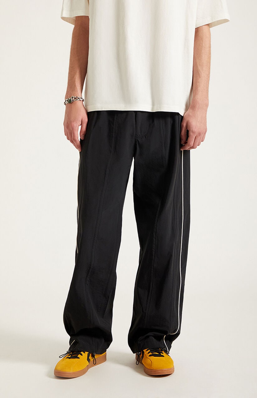 Black Bolton Baggy Track Pants