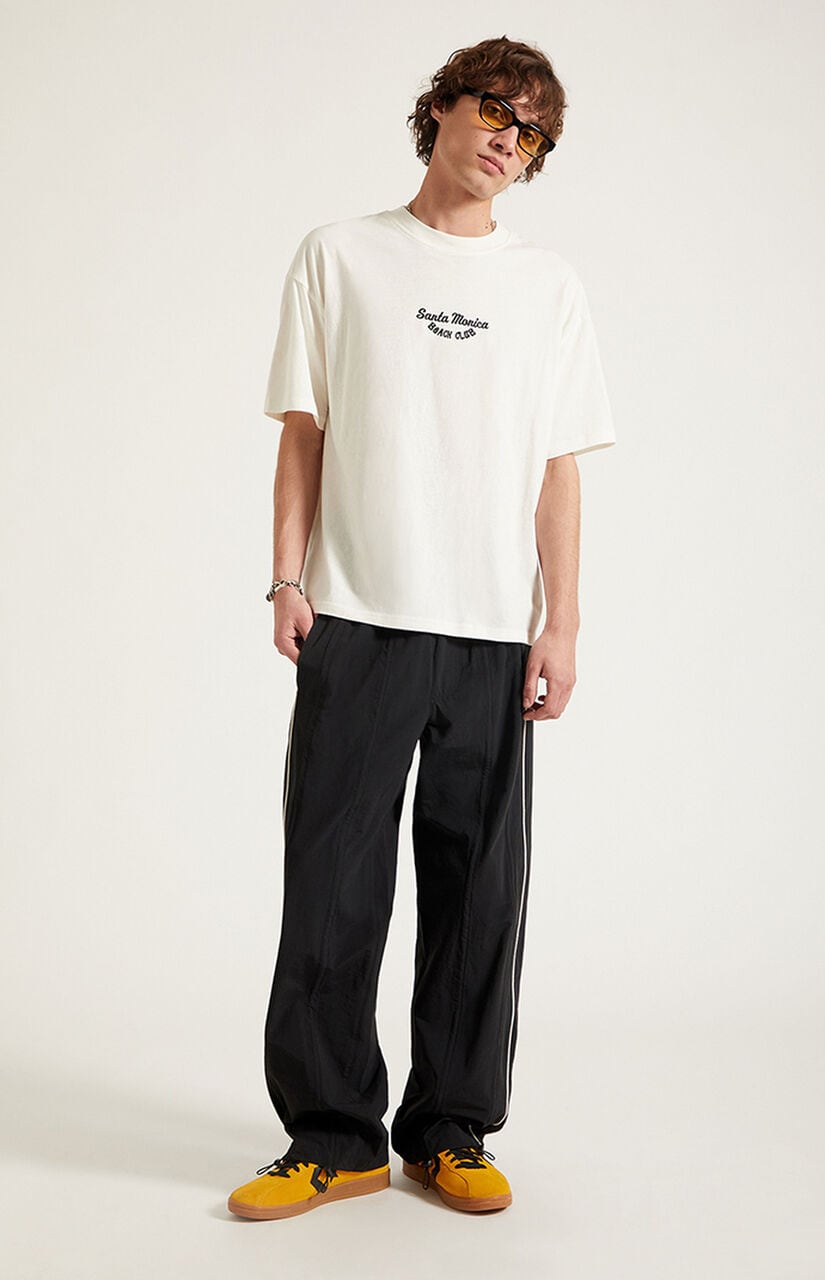 Black Bolton Baggy Track Pants