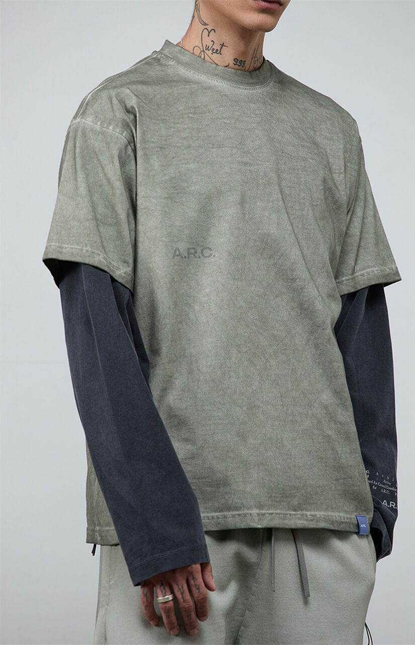 Gray Vintage Wash Heavyweight Oversized T-Shirt