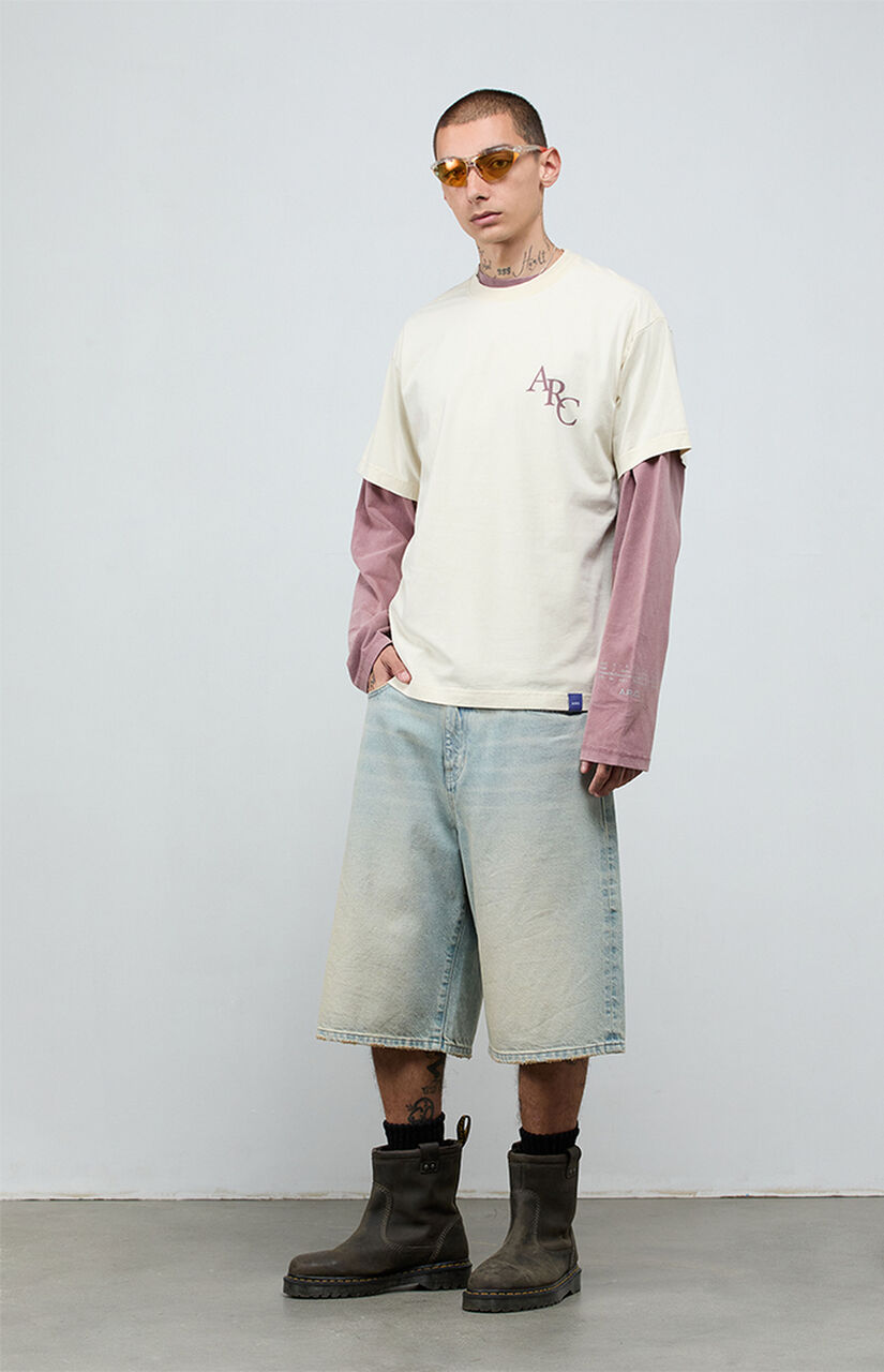 Optimum Light Gray Vintage Wash Heavyweight Oversized T-Shirt