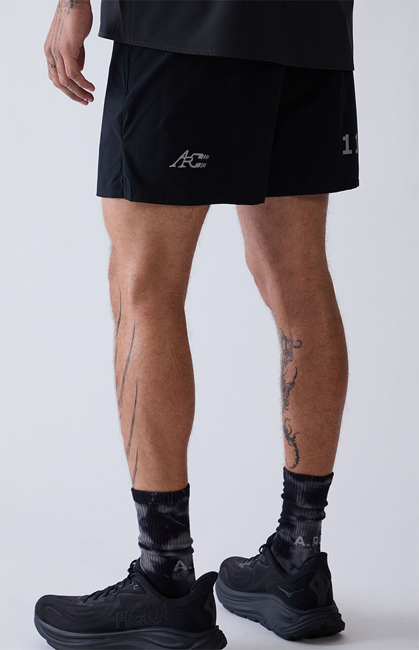 Active Black 1183 Running Shorts