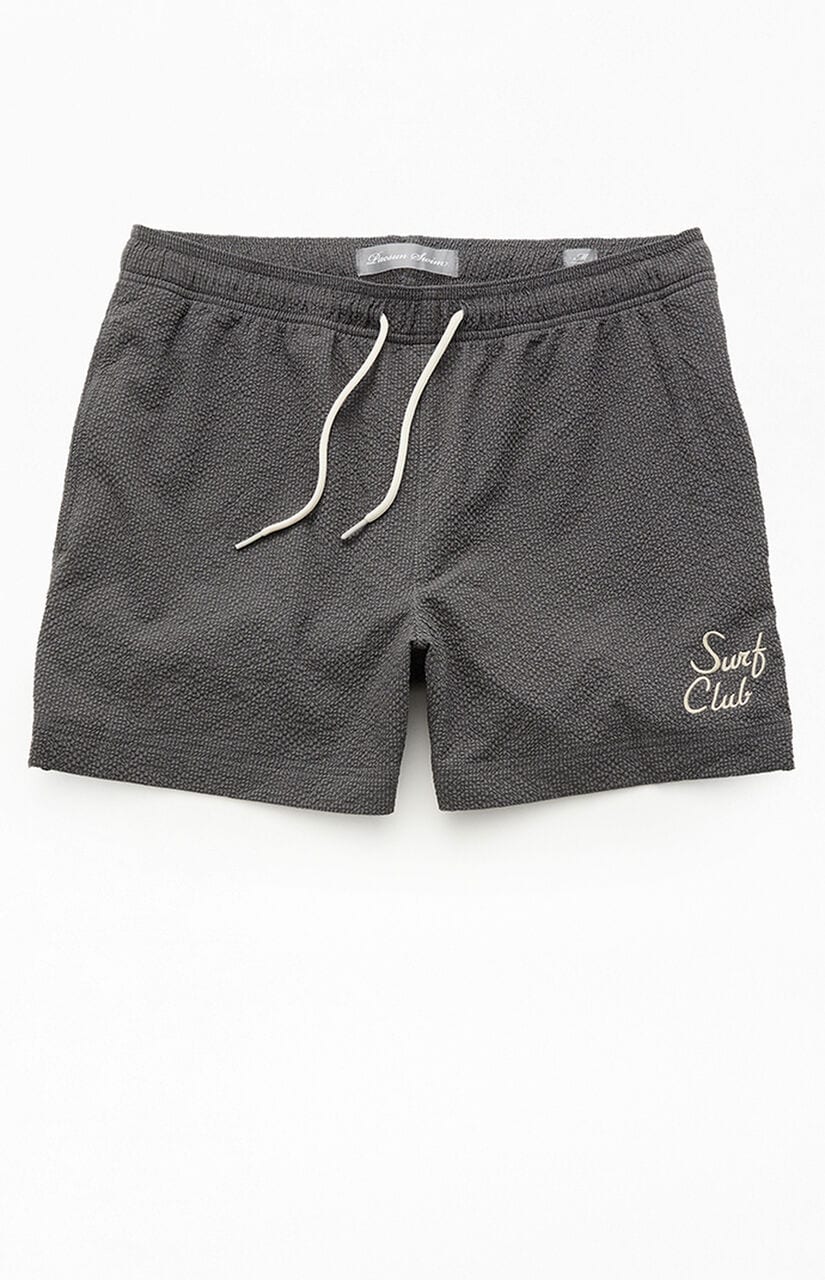 Surf Club Seersucker 4.5" Swim Trunks