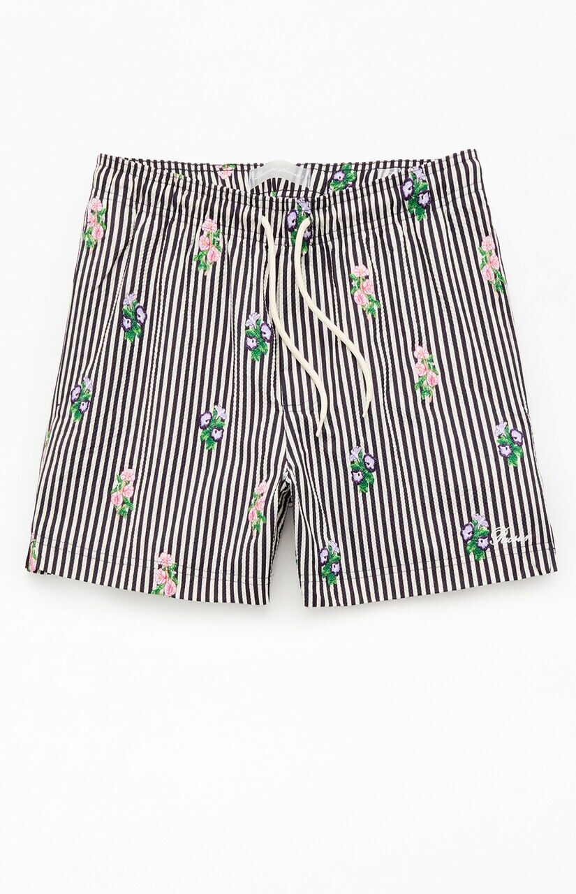 Bouquet Striped 4.5" Swim Trunks
