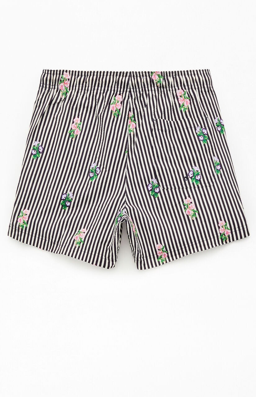 Bouquet Striped 4.5" Swim Trunks