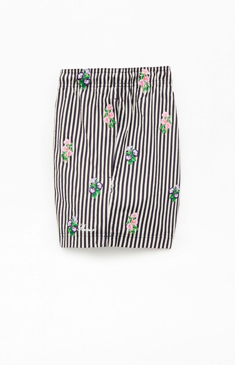 Bouquet Striped 4.5" Swim Trunks