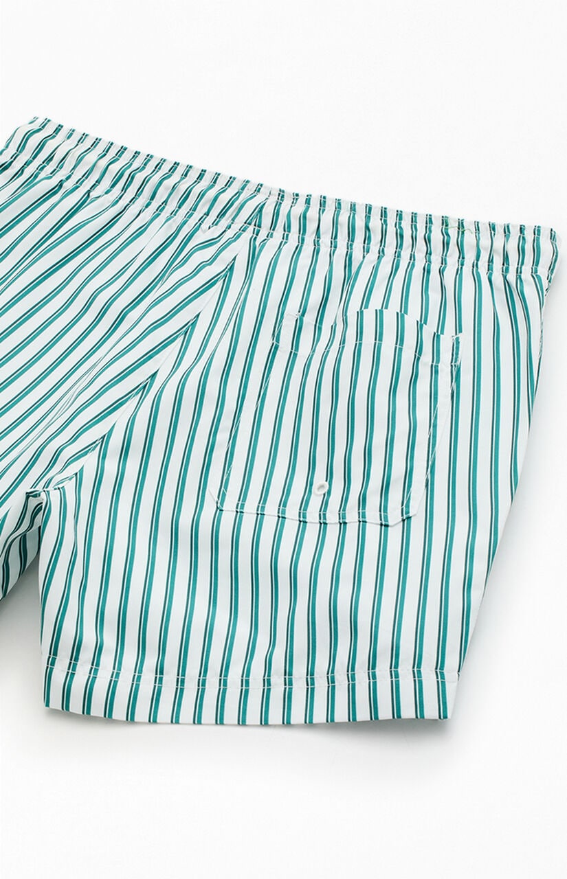 Striped Poolside 4.5" Swim Trunks