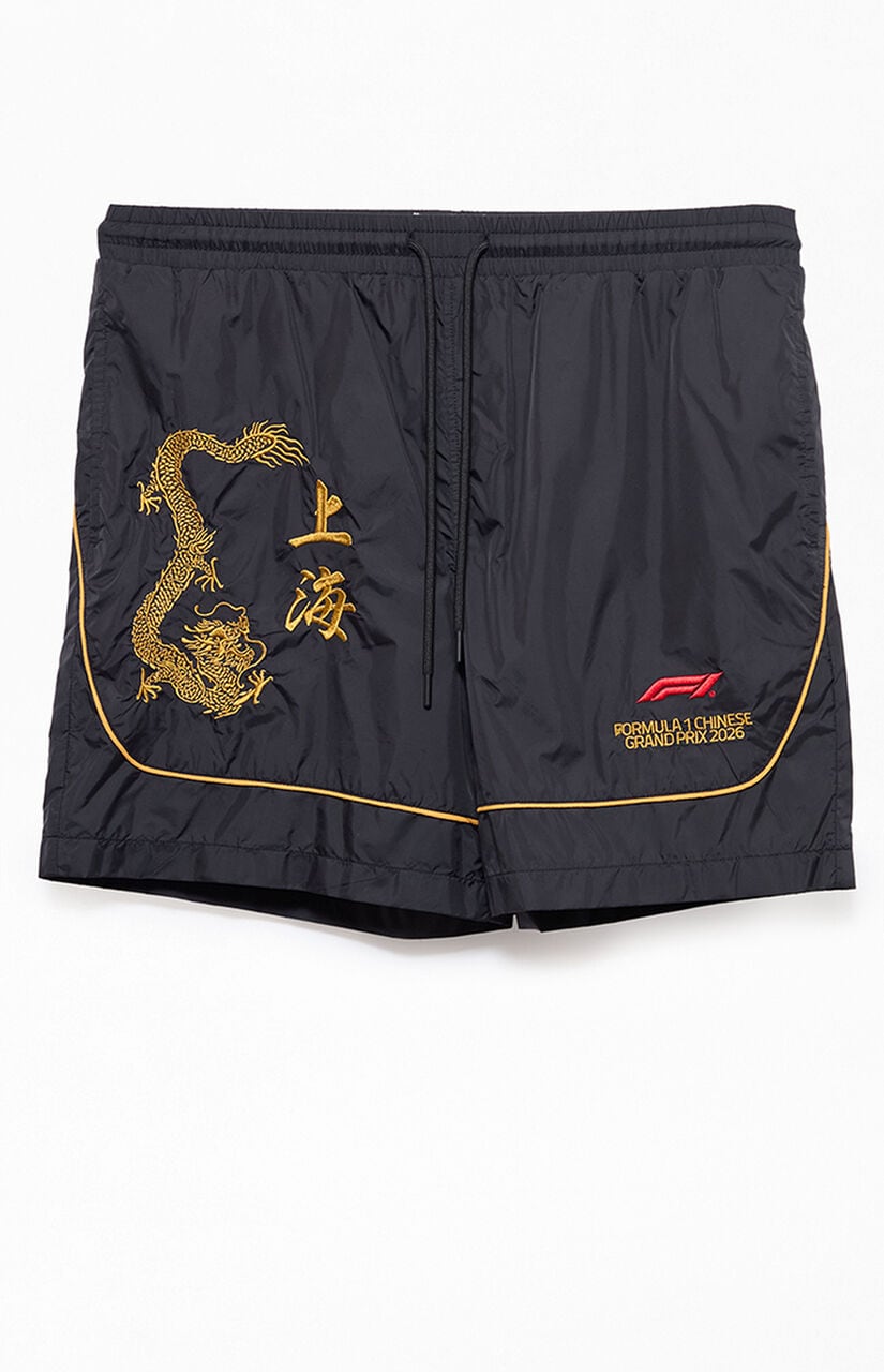 x Pacsun Shanghai Year Of Speed 6.5" Swim Trunks