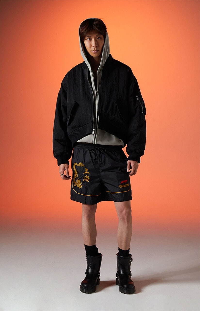 x Pacsun Shanghai Year Of Speed 6.5" Swim Trunks