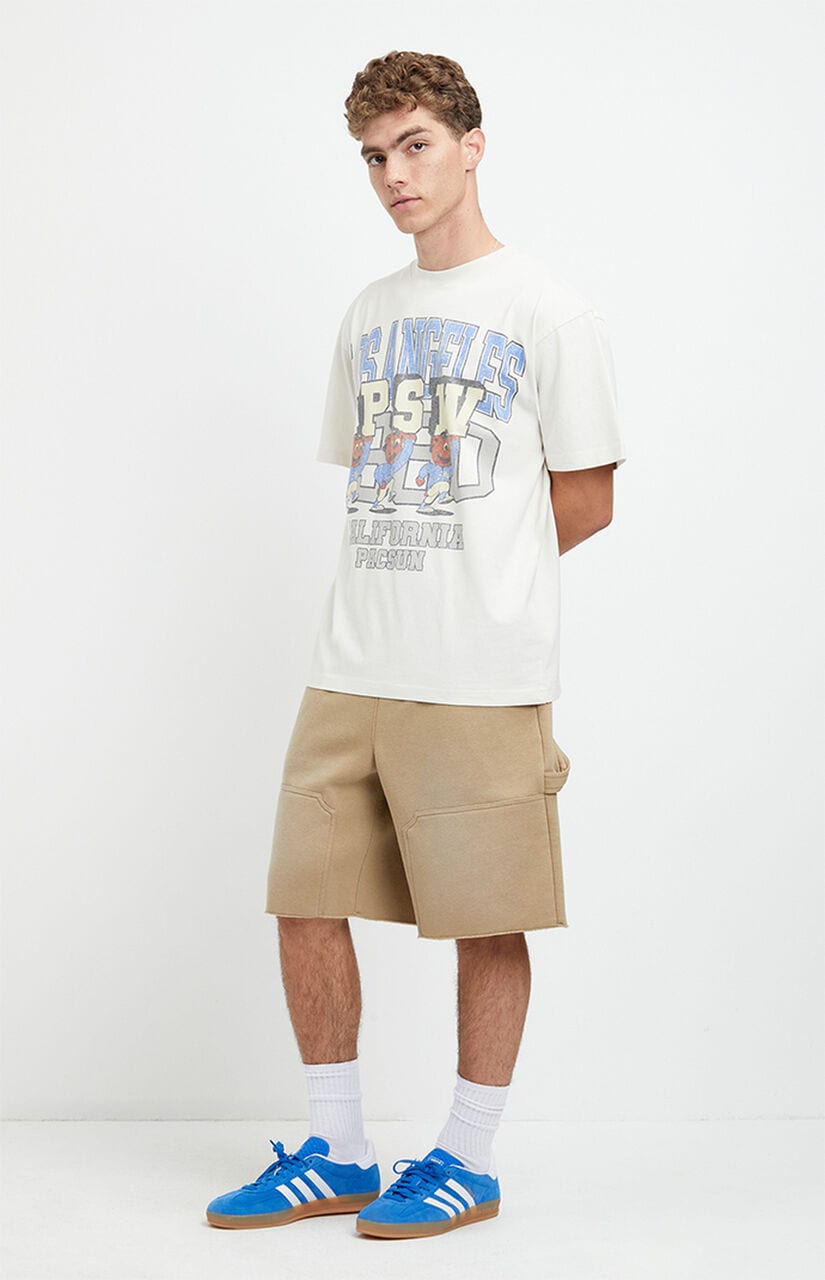 Frasier Fleece Cutoff Carpenter Baggy Sweat Shorts