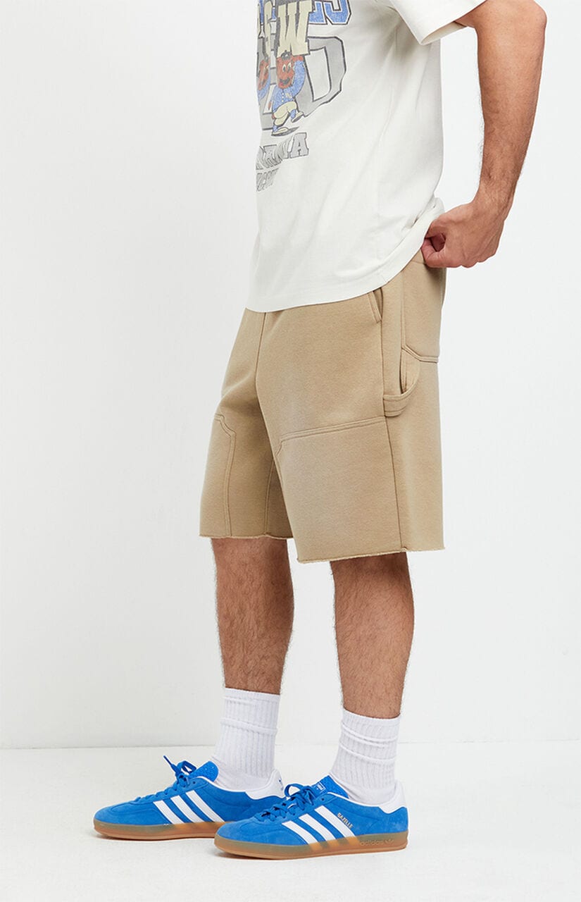 Frasier Fleece Cutoff Carpenter Baggy Sweat Shorts