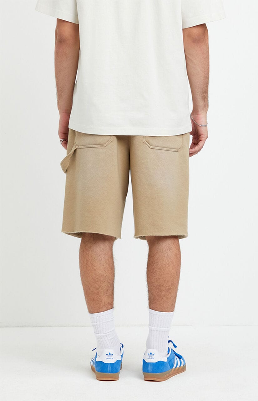 Frasier Fleece Cutoff Carpenter Baggy Sweat Shorts